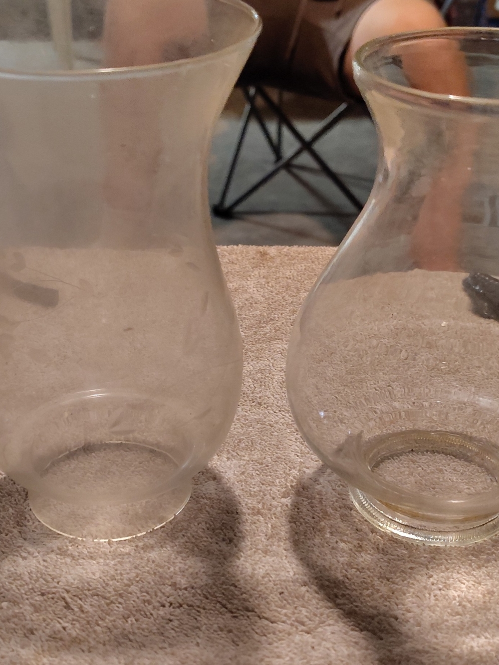 Clear Glass Hurricane Vase - Versatile Home Accent
